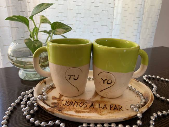 Luces Ceramica  Arte por amor - Tazas Grandes